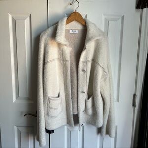 Oli | Viv cream cozy vibes loungewear sweater coat
